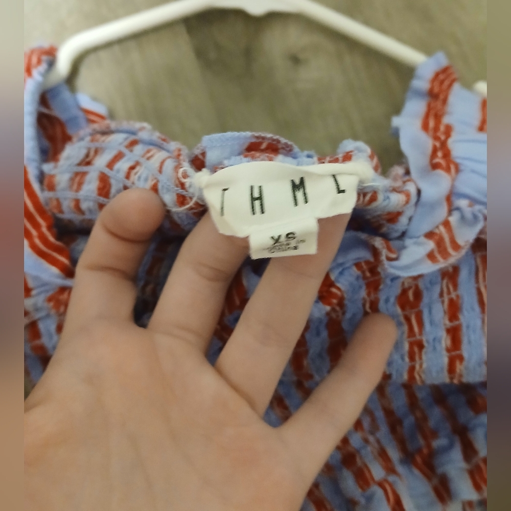 THML red white and blue xs top